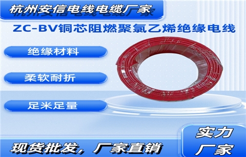 永通中策国标ZC-BV10平方阻燃铜芯线厂家批发